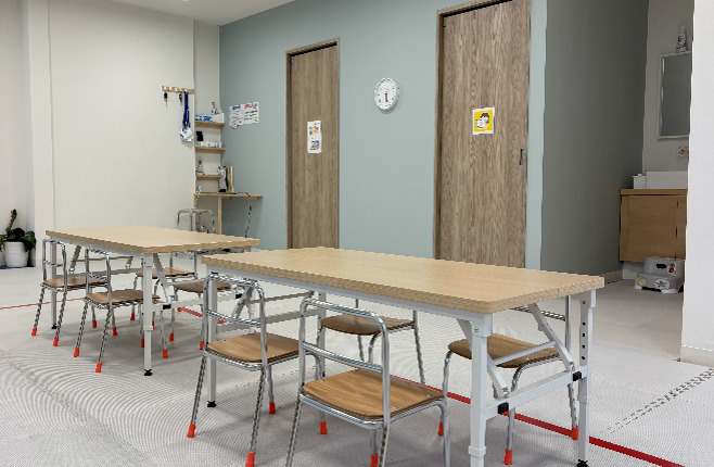 尾張旭教室の集団学習室